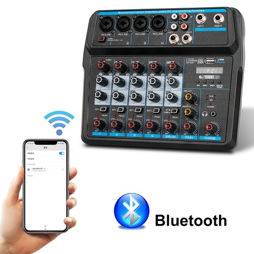 6channel live audio mixer - 6channel,